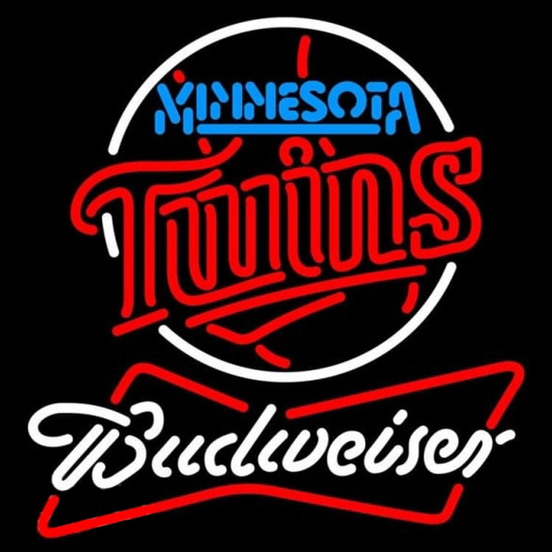 Custom Budweiser Minnesota Twins MLB Beer Sign Neon Sign USA