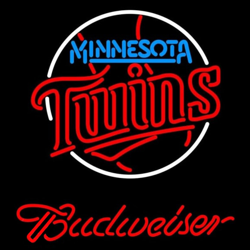 Custom Budweiser Minnesota Twins MLB Beer Sign Neon Sign USA