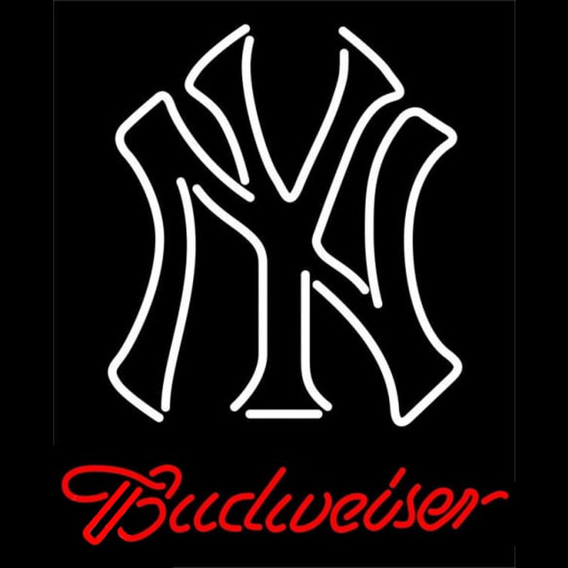 Custom Budweiser New York Yankees MLB Beer Sign Neon Sign USA