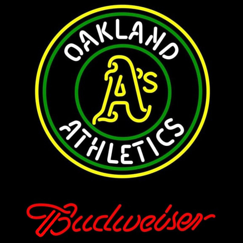 Custom Budweiser Oakland Athletics MLB Beer Sign Neon Sign USA