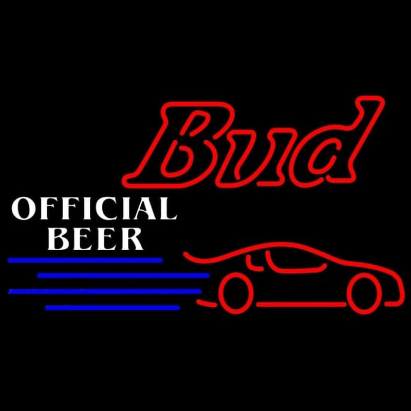 Custom Budweiser Offical Nascar 2 Beer Sign Neon Sign USA