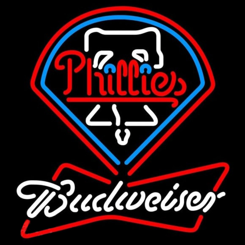 Custom Budweiser Philadelphia Phillies MLB Beer Sign Neon Sign USA