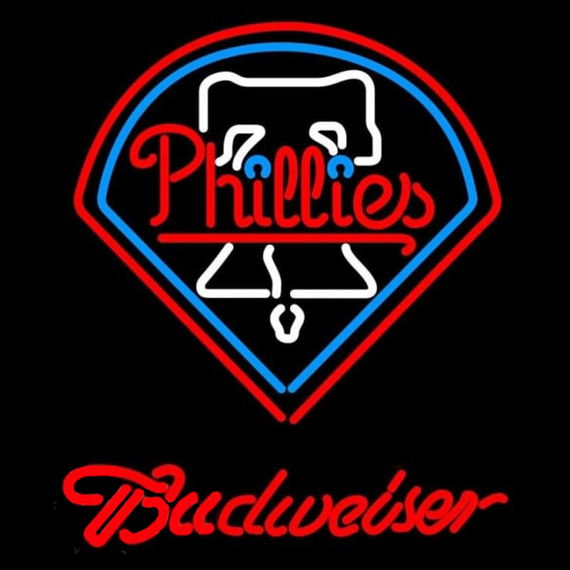 Custom Budweiser Philadelphia Phillies MLB Beer Sign Neon Sign USA