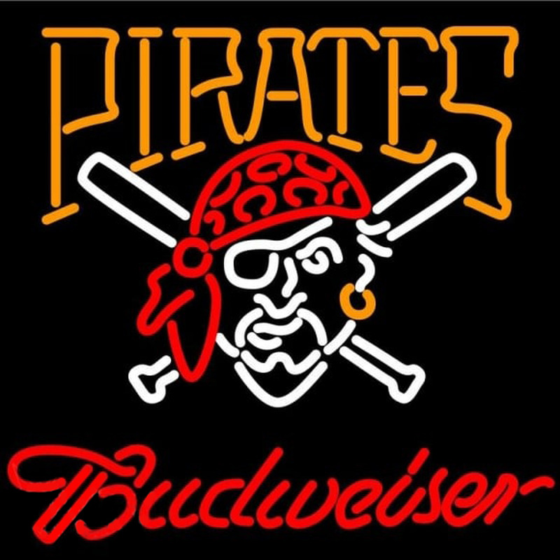 Custom Budweiser Pittsburgh Pirates MLB Beer Sign Neon Sign USA