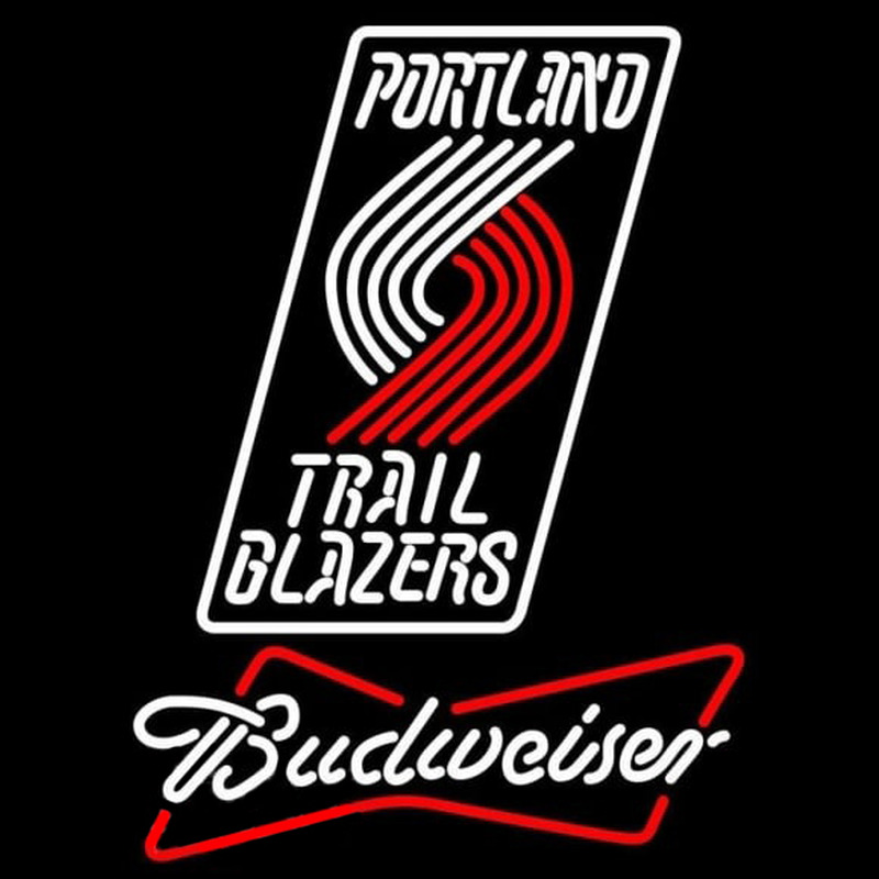 Custom Budweiser Portland Trail Blazers NBA Beer Sign Neon Sign USA