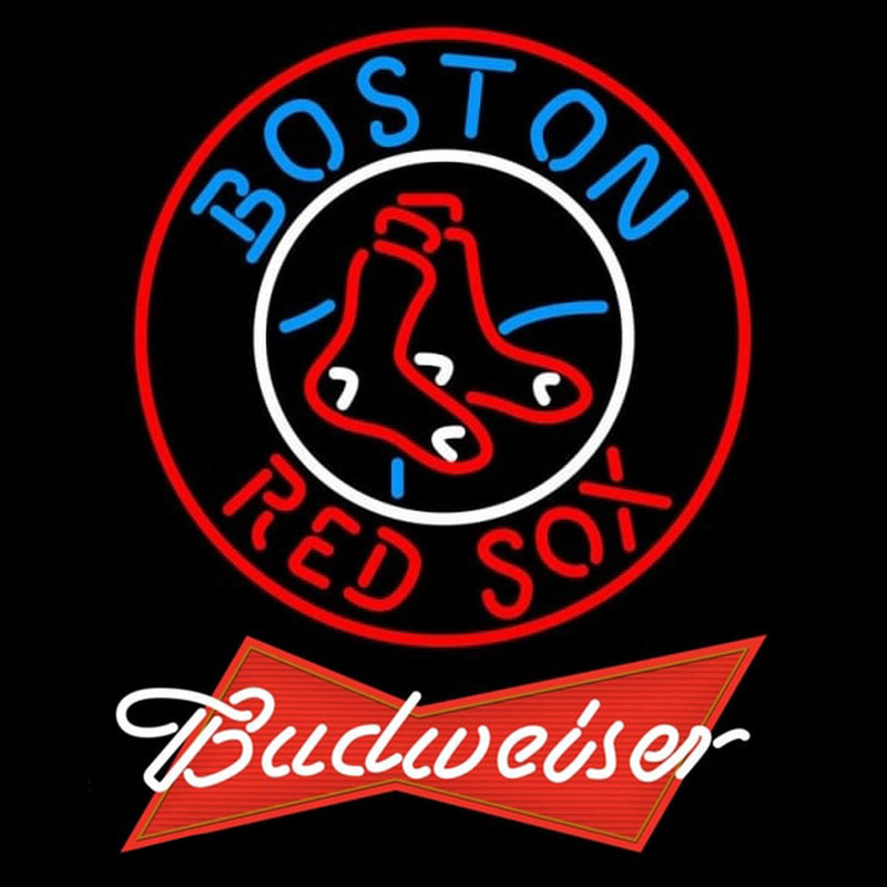 Custom Budweiser Red Boston Red Sox MLB Beer Sign Neon Sign USA