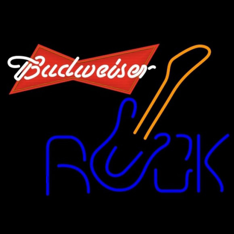 Custom Budweiser Red Rock Guitar Beer Sign Neon Sign USA