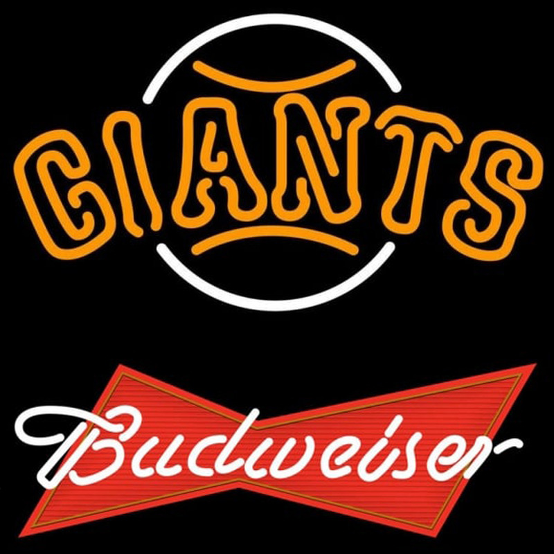 Custom Budweiser Red San Francisco Giants MLB Beer Sign Neon Sign USA
