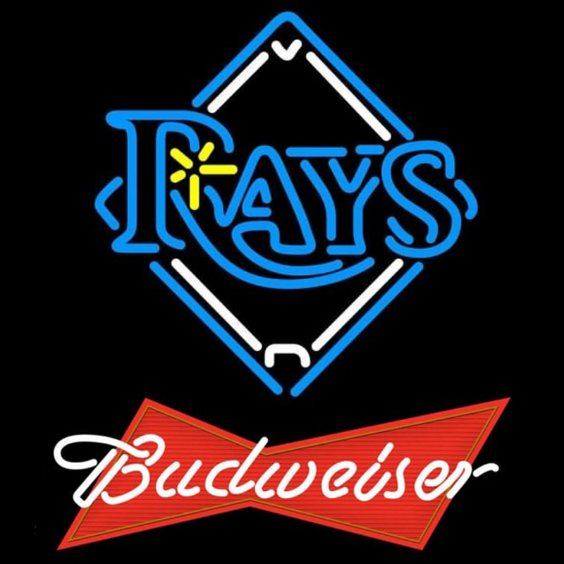 Custom Budweiser Red Tampa Bay Rays MLB Beer Sign Neon Sign USA