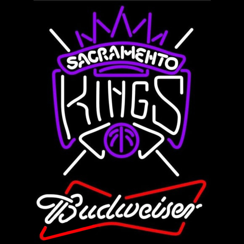 Custom Budweiser Sacramento Kings NBA Beer Sign Neon Sign USA