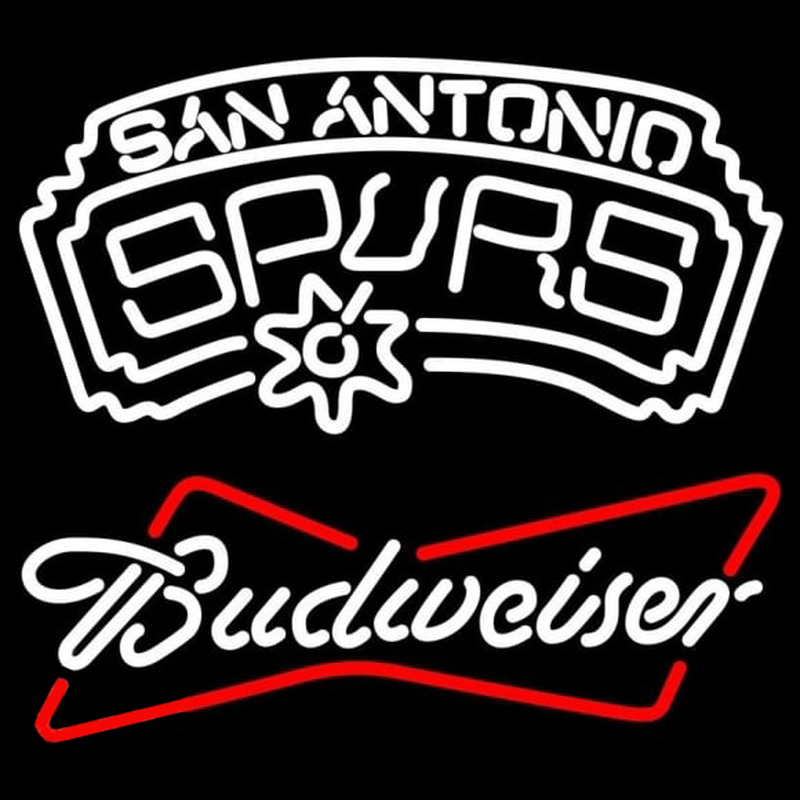 Custom Budweiser San Antonio Spurs NBA Beer Sign Neon Sign USA