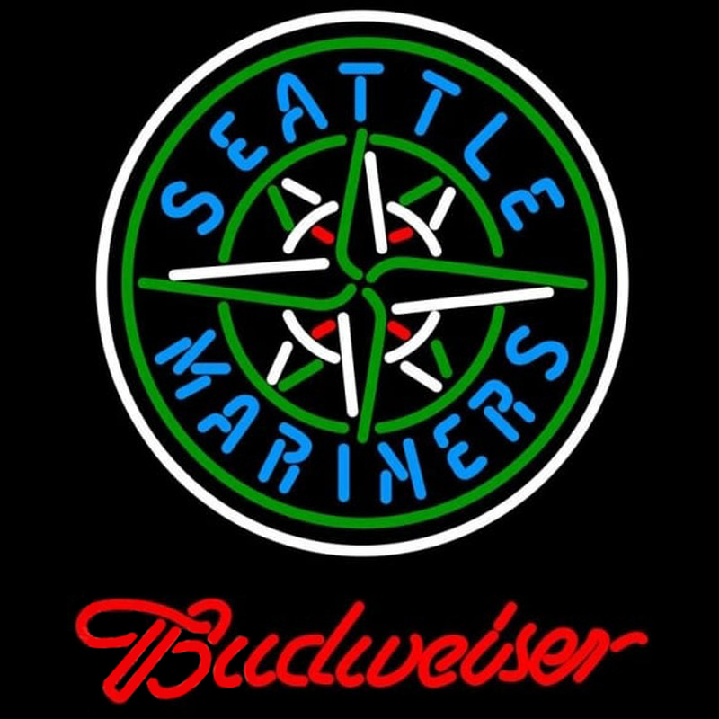 Custom Budweiser Seattle Mariners MLB Beer Sign Neon Sign USA