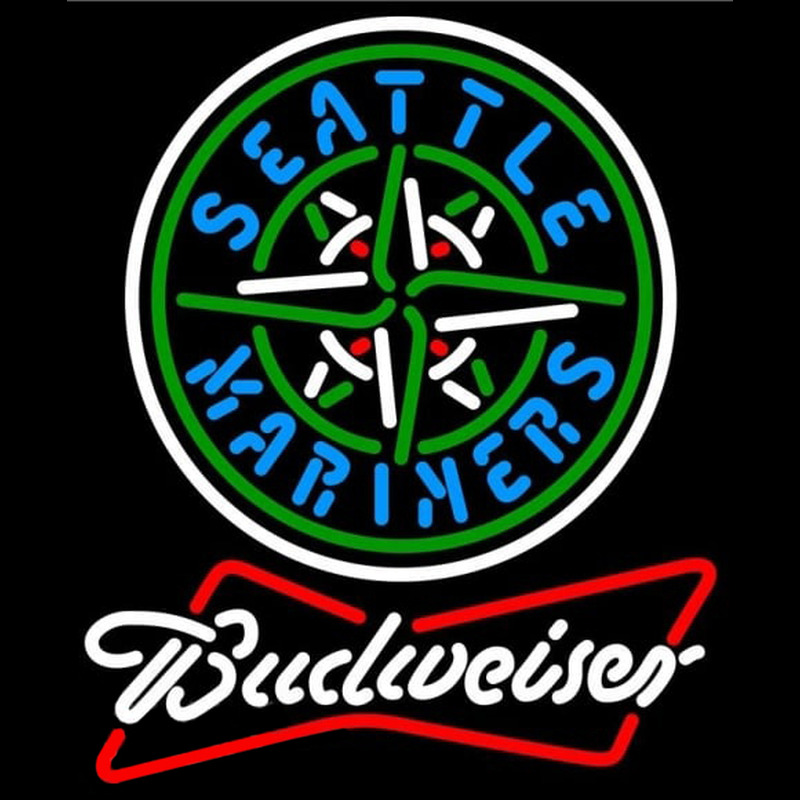 Custom Budweiser Seattle Mariners MLB Beer Sign Neon Sign USA