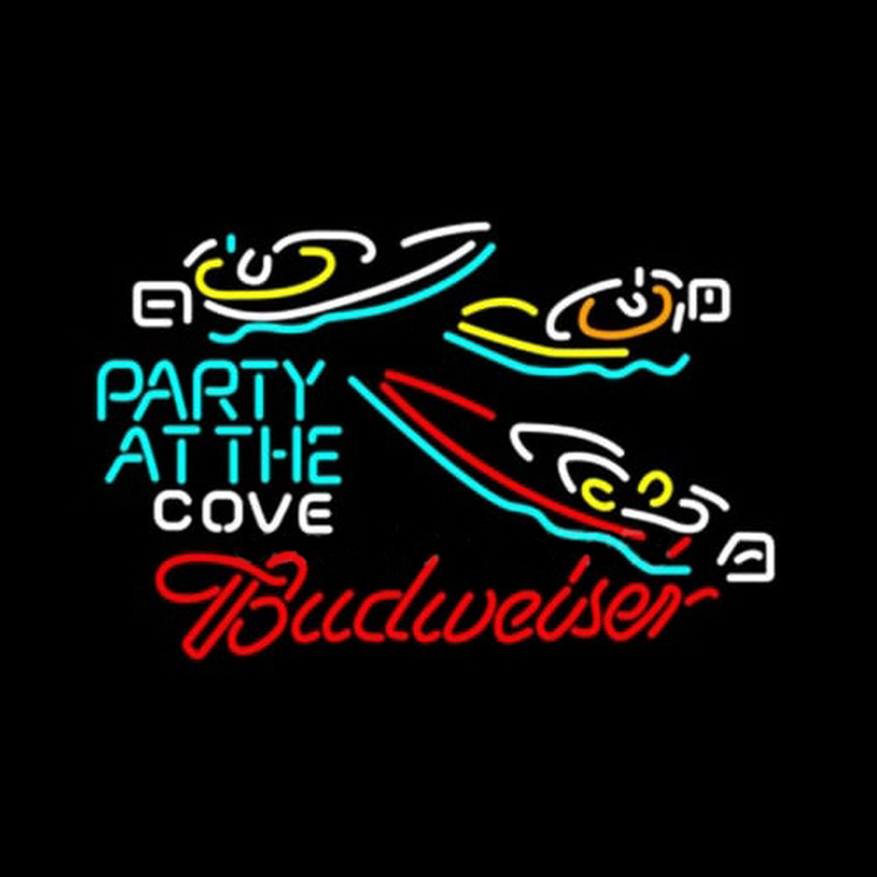 Custom Budweiser Speedboat Neon Sign USA