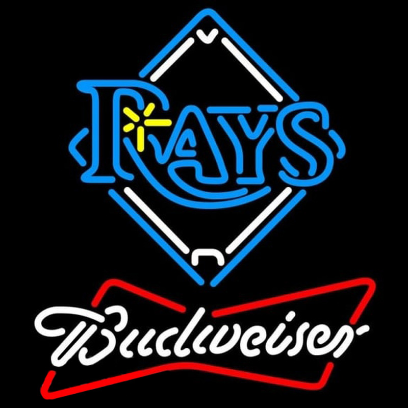 Custom Budweiser Tampa Bay Rays MLB Beer Sign Neon Sign USA