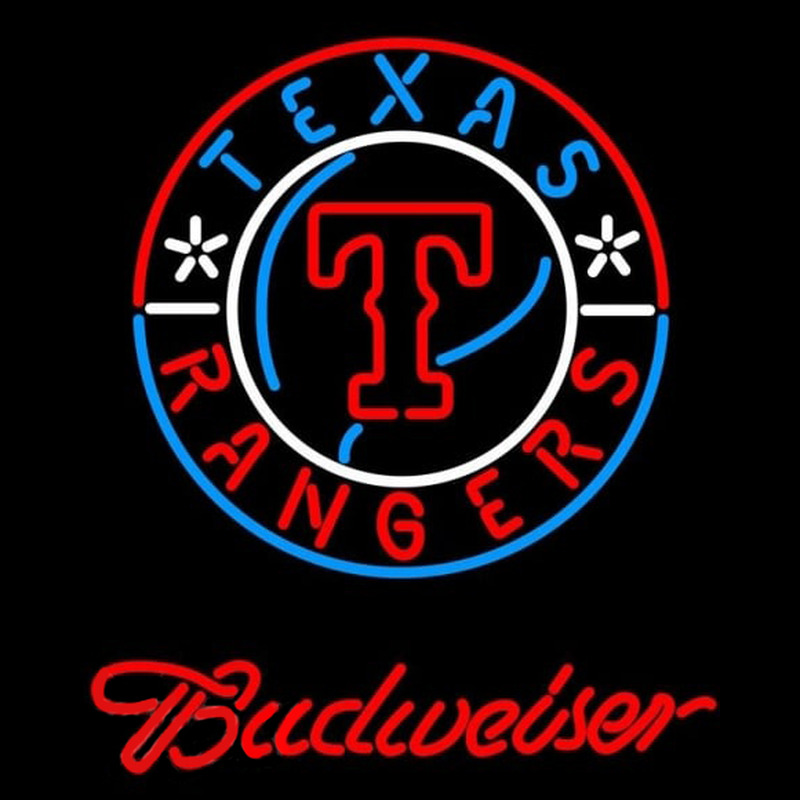 Custom Budweiser Texas Rangers MLB Beer Sign Neon Sign USA