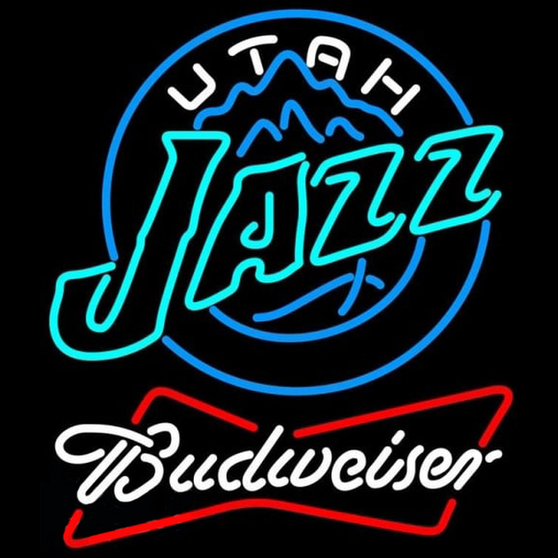 Custom Budweiser Utah Jazz NBA Beer Sign Neon Sign USA