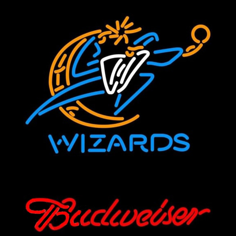 Custom Budweiser Washington Wizards NBA Beer Sign Neon Sign USA