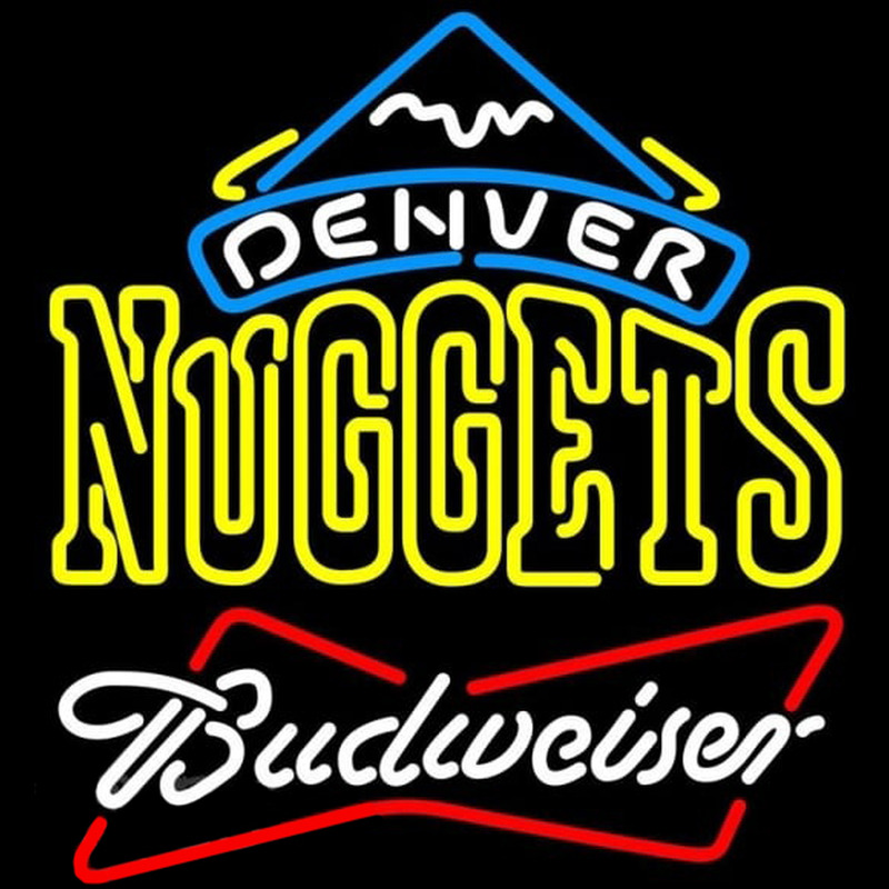 Custom Budwiser Denver Nuggets NBA Beer Sign Neon Sign USA