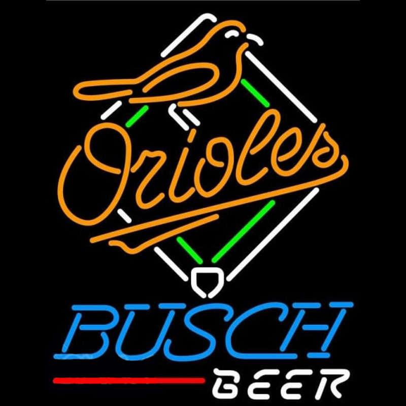 Custom Busch Baltimore Orioles MLB Beer Sign Neon Sign USA