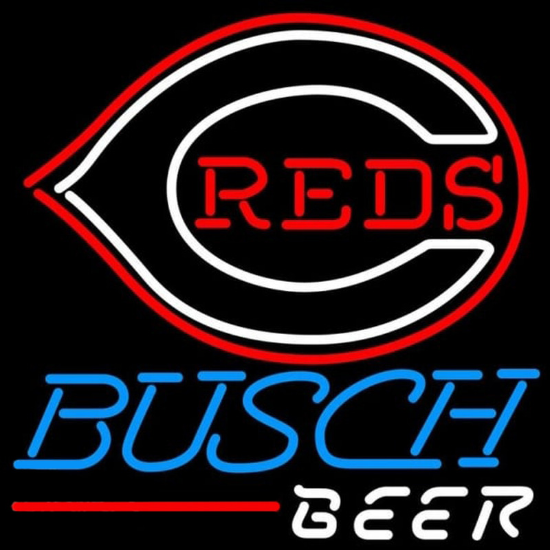 Custom Busch Cincinnati Reds MLB Beer Sign Neon Sign USA