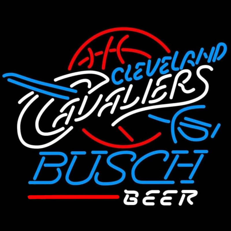 Custom Busch Cleveland Cavaliers NBA Beer Sign Neon Sign USA