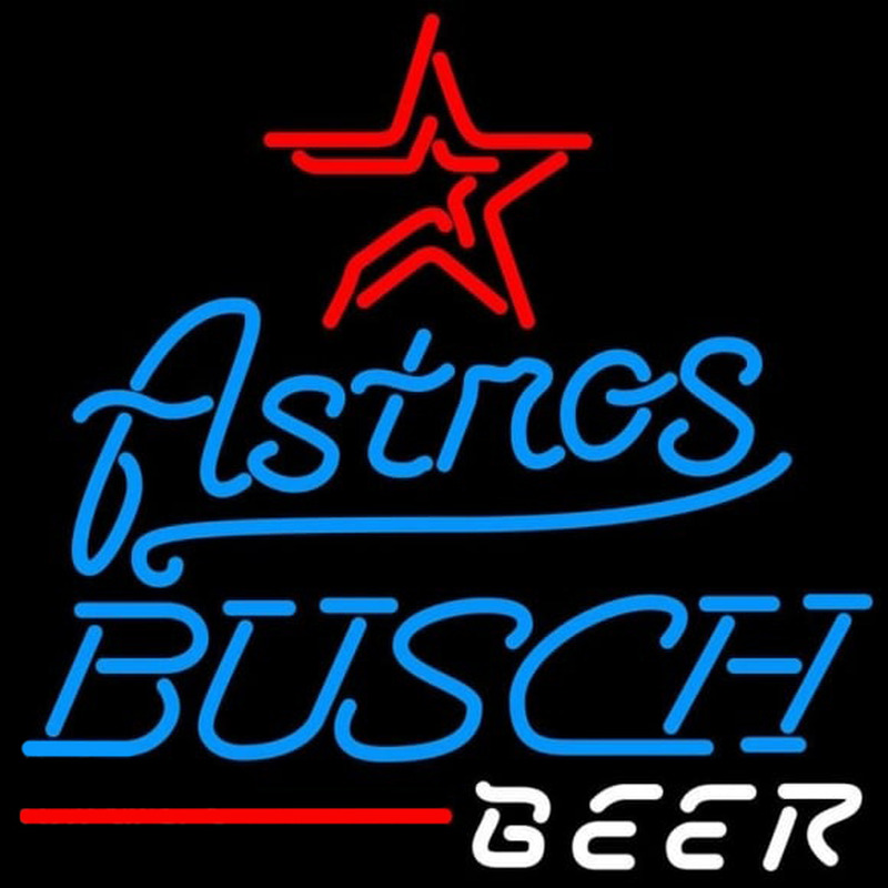 Custom Busch Houston Astros MLB Beer Sign Neon Sign USA