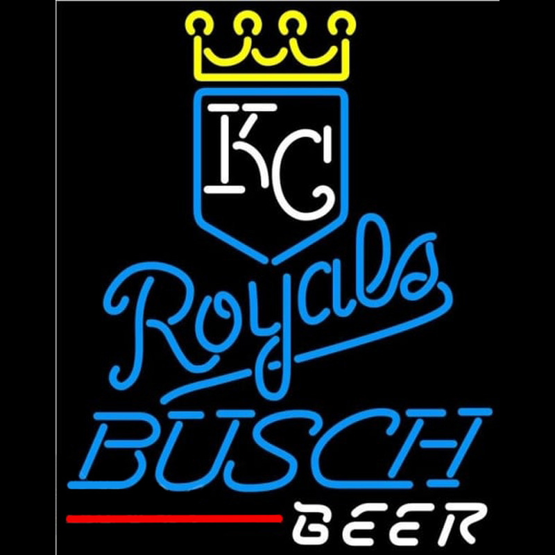 Custom Busch Kansas City Royals MLB Beer Sign Neon Sign USA