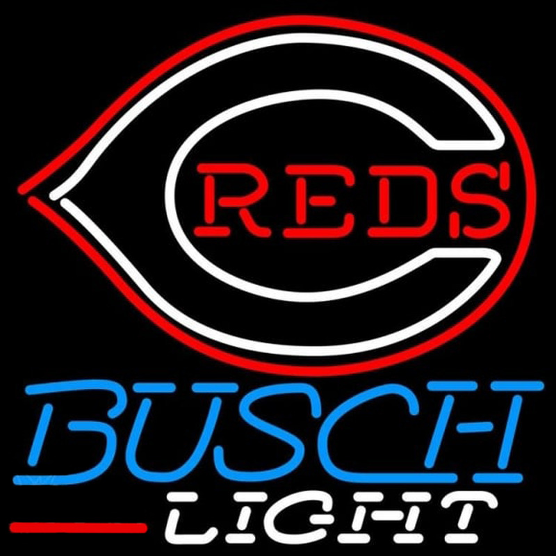 Custom Busch Light Cincinnati Reds MLB Beer Sign Neon Sign USA