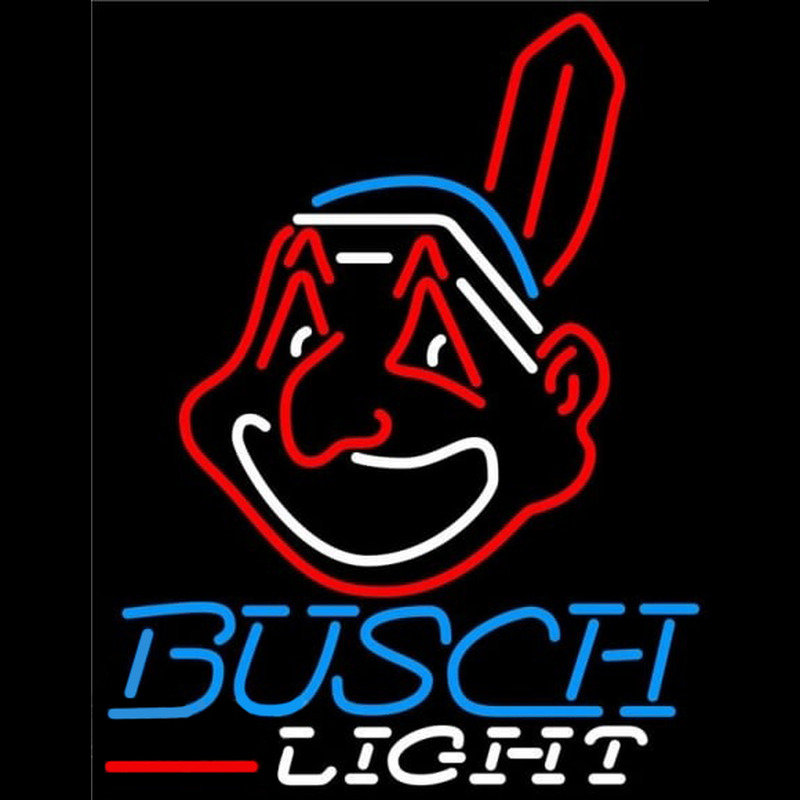 Custom Busch Light Cleveland Indians MLB Beer Sign Neon Sign USA