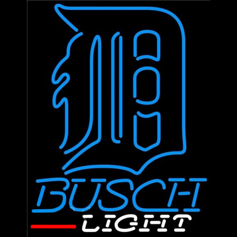 Custom Busch Light Detroit Tigers MLB Beer Sign Neon Sign USA