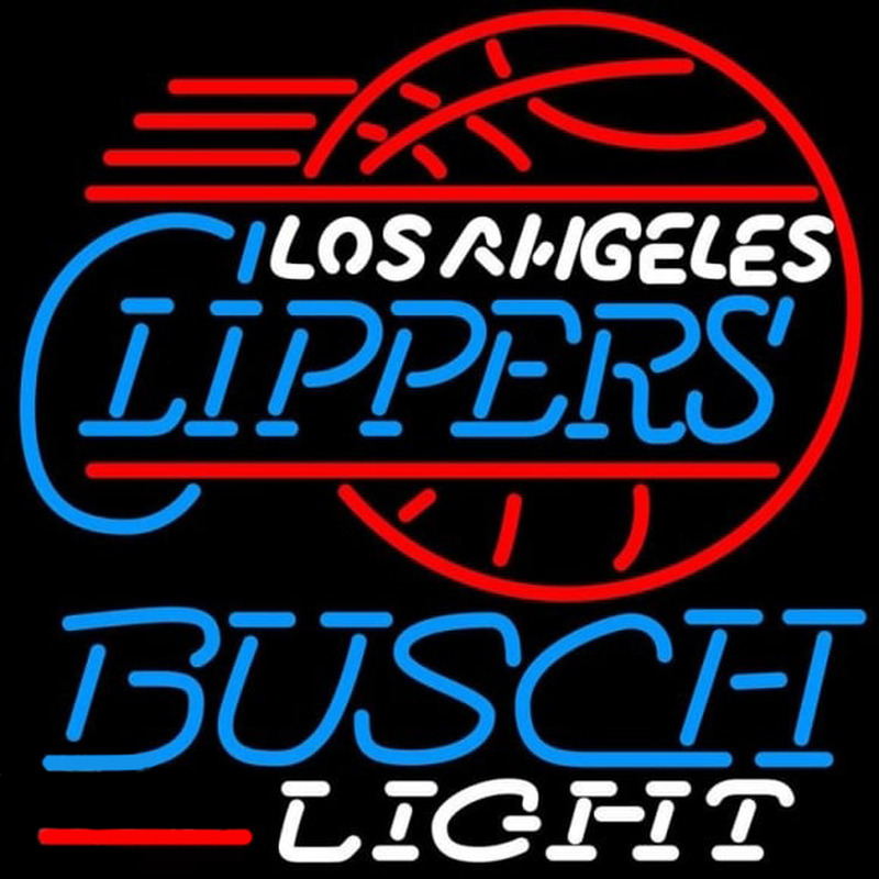 Custom Busch Light Los Angeles Clippers NBA Beer Sign Neon Sign USA