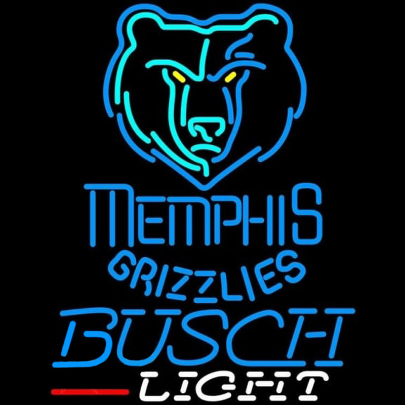 Custom Busch Light Memphis Grizzlies NBA Beer Sign Neon Sign USA