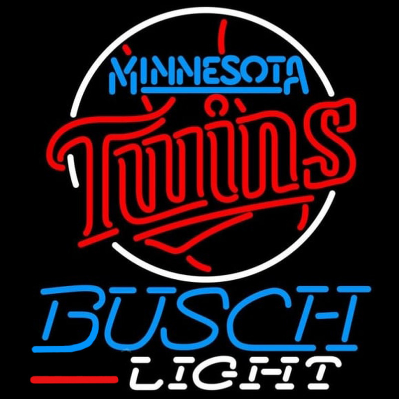 Custom Busch Light Minnesota Twins MLB Beer Sign Neon Sign USA
