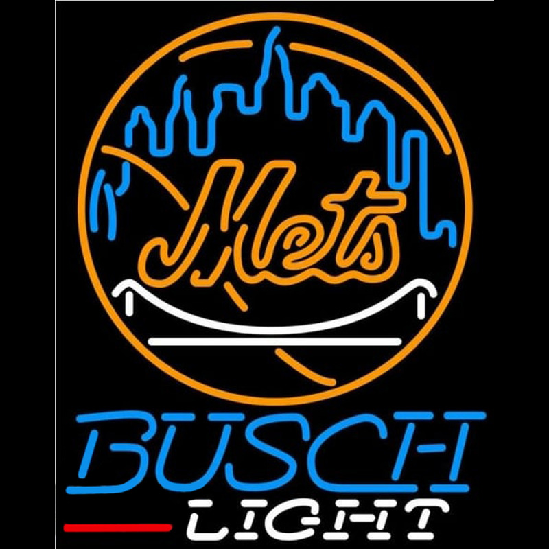 Custom Busch Light New York Mets MLB Beer Sign Neon Sign USA