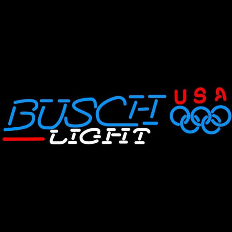 Custom Busch Light Olympic Beer Sign Neon Sign USA