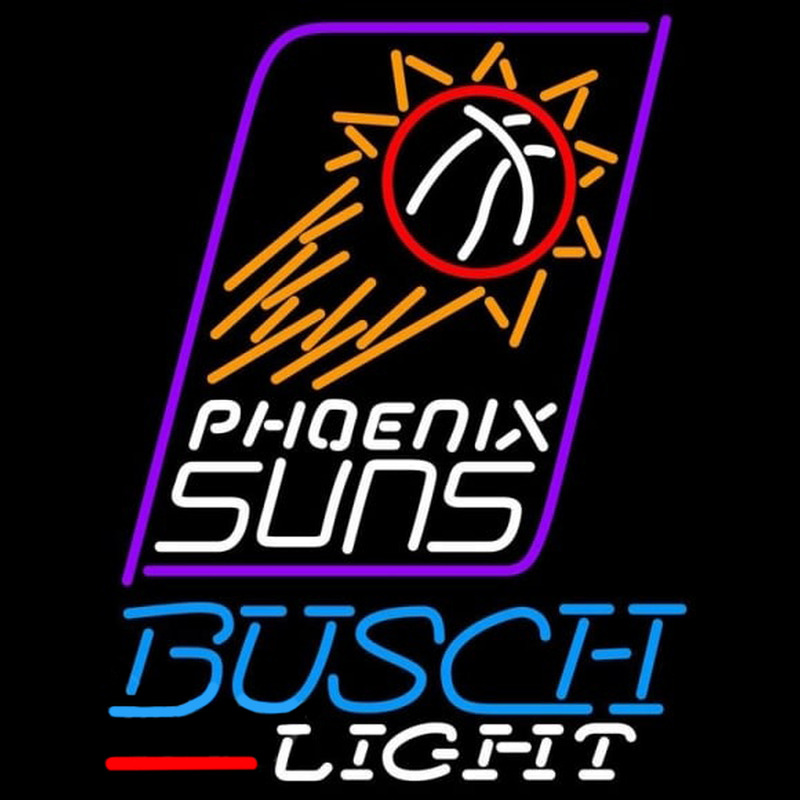 Custom Busch Light Phoenix Suns NBA Beer Sign Neon Sign USA
