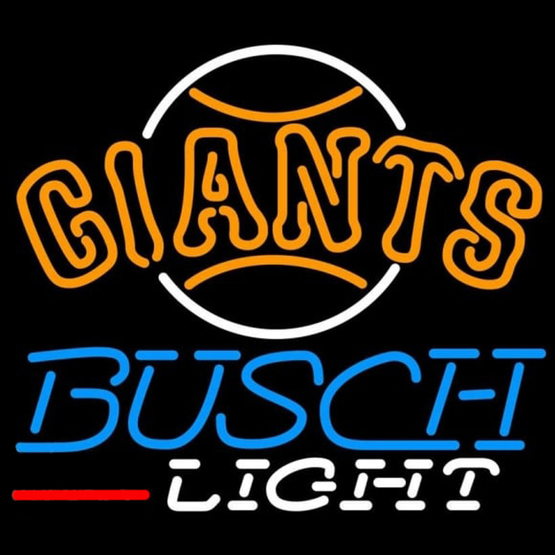 Custom Busch Light San Francisco Giants MLB Beer Sign Neon Sign USA