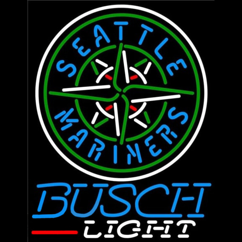 Custom Busch Light Seattle Mariners MLB Beer Sign Neon Sign USA