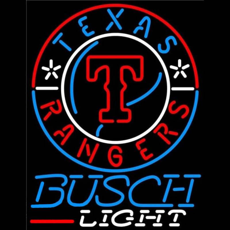 Custom Busch Light Texas Rangers MLB Beer Sign Neon Sign USA