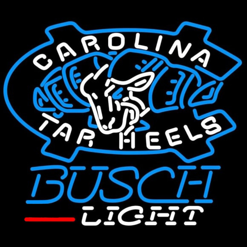 Custom Busch Light Unc North Carolina Tar Heels Beer Sign Neon Sign USA