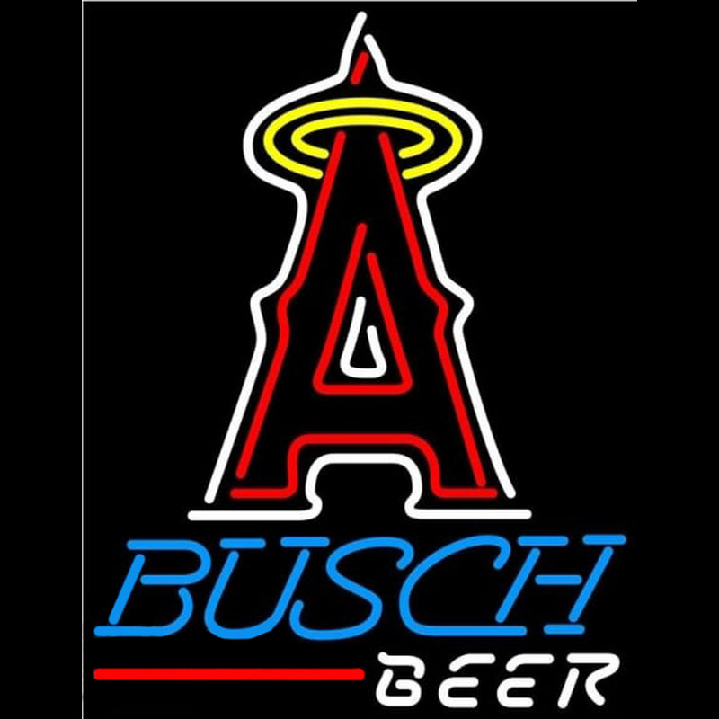 Custom Busch Los Angeles Angels of Anaheim MLB Beer Sign Neon Sign USA