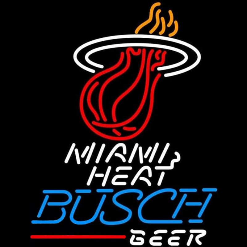 Custom Busch Miami Heat NBA Beer Sign Neon Sign USA