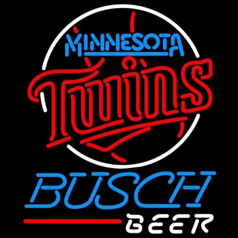 Custom Busch Minnesota Twins MLB Beer Sign Neon Sign USA