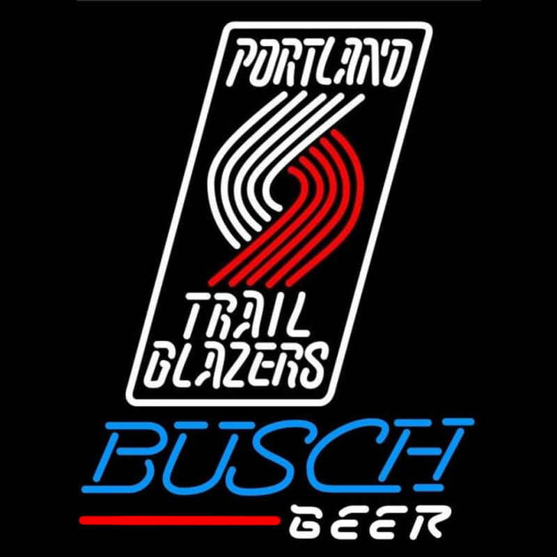 Custom Busch Portland Trail Blazers NBA Beer Sign Neon Sign USA