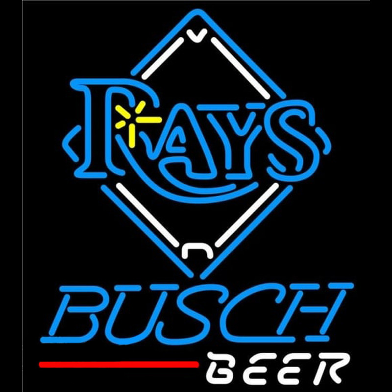 Custom Busch Tampa Bay Rays MLB Beer Sign Neon Sign USA