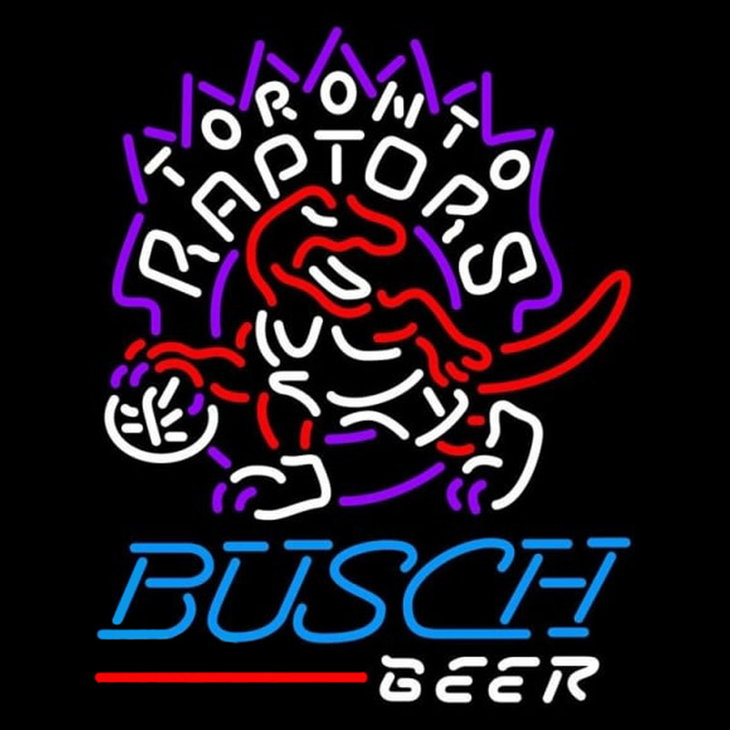 Custom Busch Toronto Raptors NBA Beer Sign Neon Sign USA