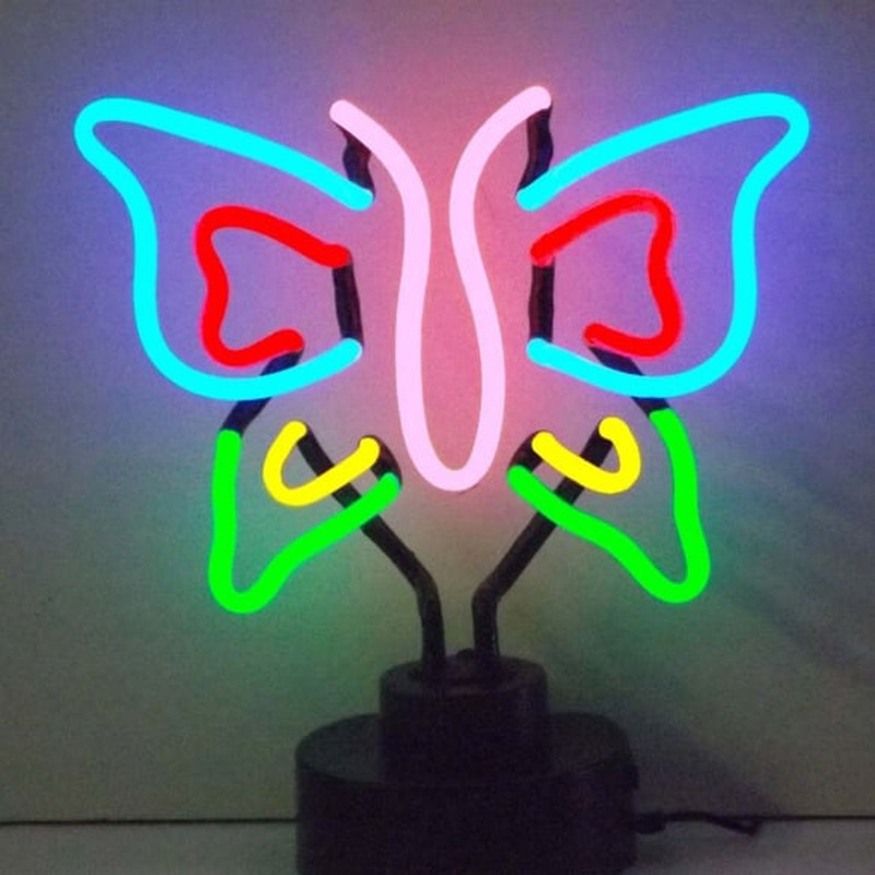Custom Butterfly Desktop Neon Sign