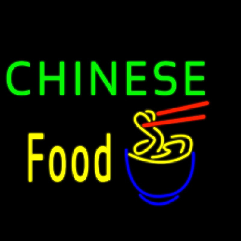 Custom CHINESE FOOD Neon Sign USA