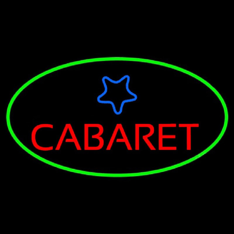 Custom Cabaret Star Logo Neon Sign USA